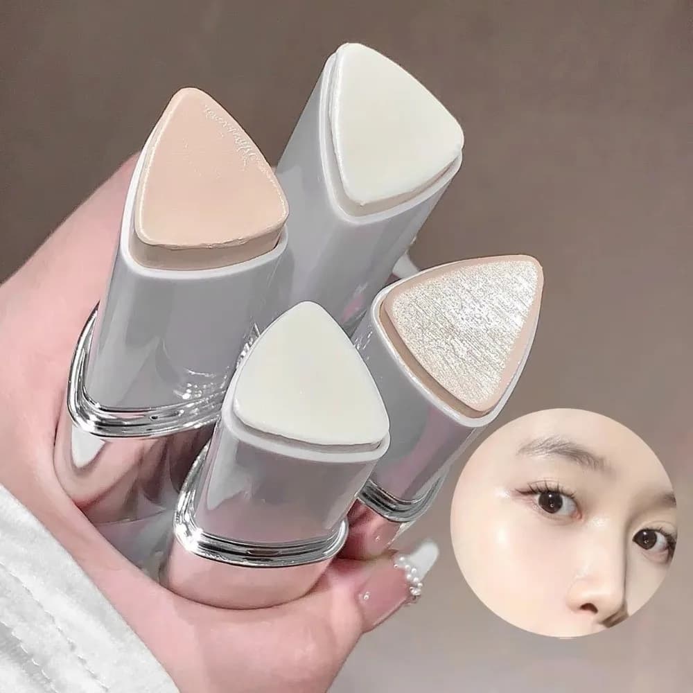 Base Stick 2-in-1 Long Life, Natural Hydrating Cream, Lighting Opacizing Base for All Skin Types