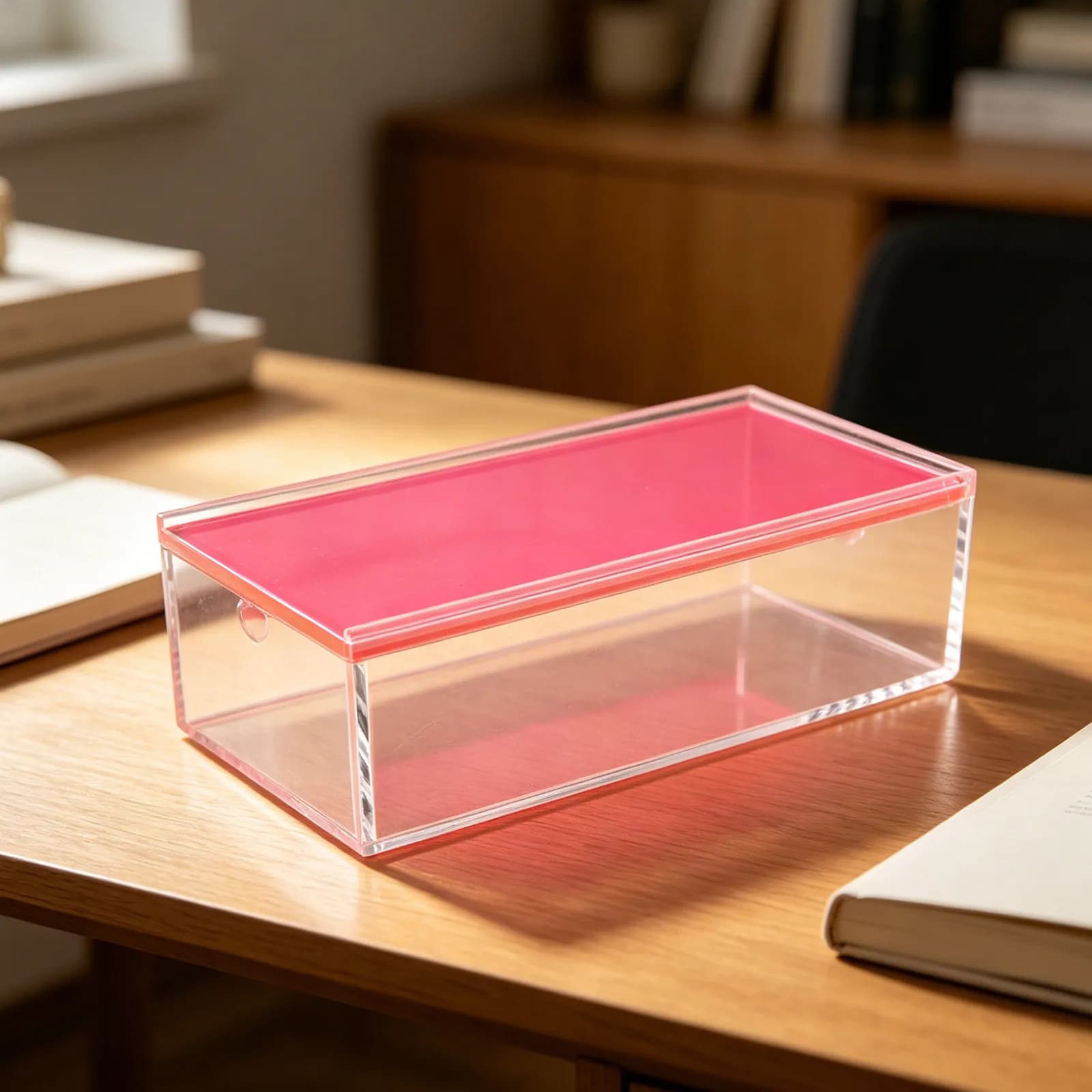 Mahjong Organizer Case Carrier American Tile Holder Acrylic for Tiles Only Empty Game