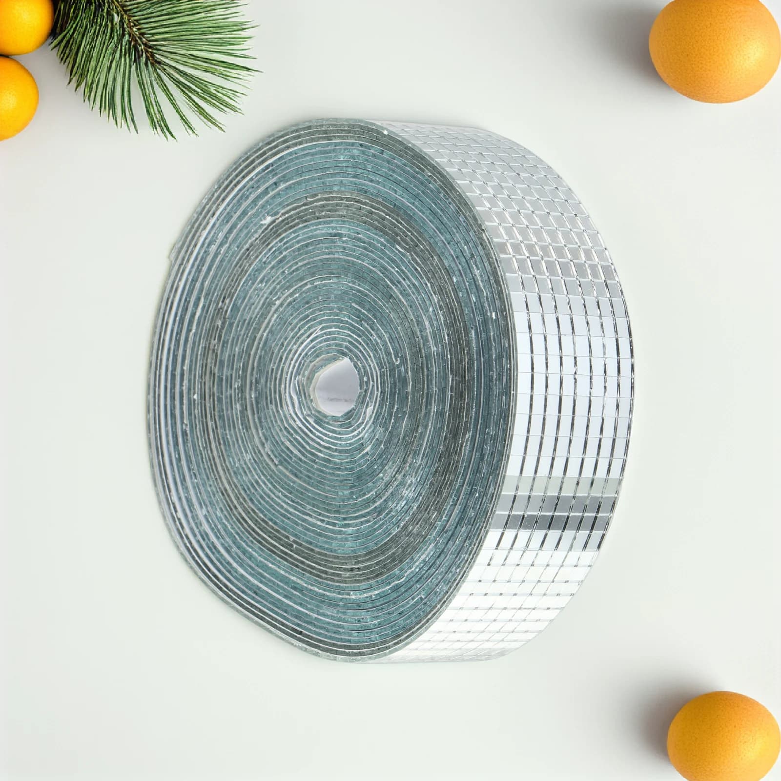 1 Roll Magnifying Effect Glass Mirror Mosaic Wall Stickers Waterproof Safe Eco-Friendly DIY Tile Sticker for Bathroom Kitchen
