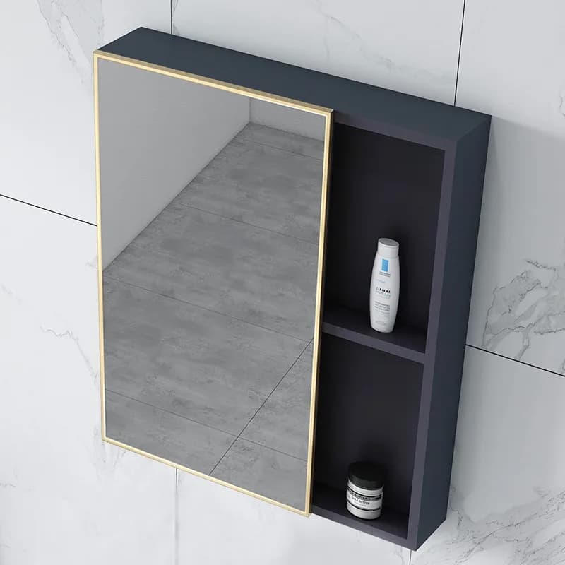 Wall Cabinet with mirror for Toilet Bathroom Medicine Partition shampoo storage shelf Cabinet Space Saver Luxury Hotel Furniture