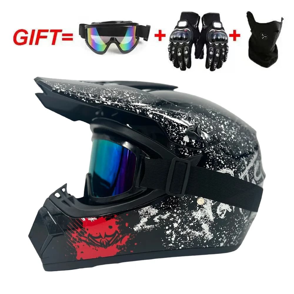 Full Face Off-Road Motorcycle Downhill AM DH Motocross Cross Casco Capacete Helmets Free Shipping & 3 Bonus Gifts