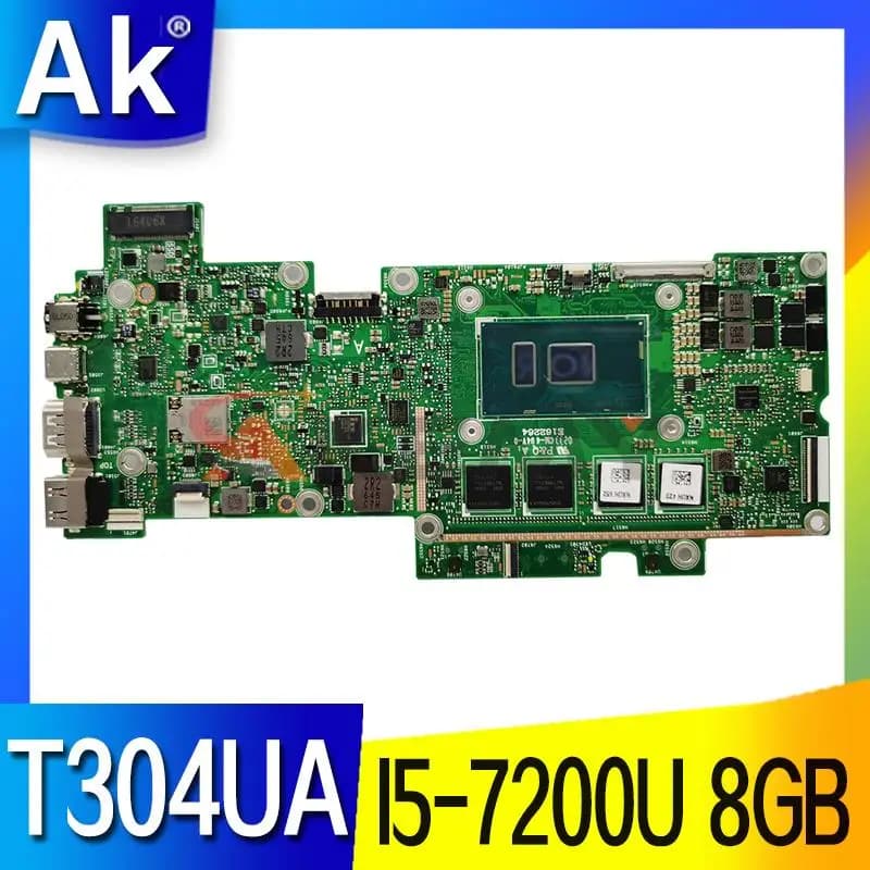 Per ASUS Transformer 3 Pro T304 T304U Notebook T304UA Scheda Madre Del Computer Portatile Con I5-7200U I7-7500U 8GB-RAM test