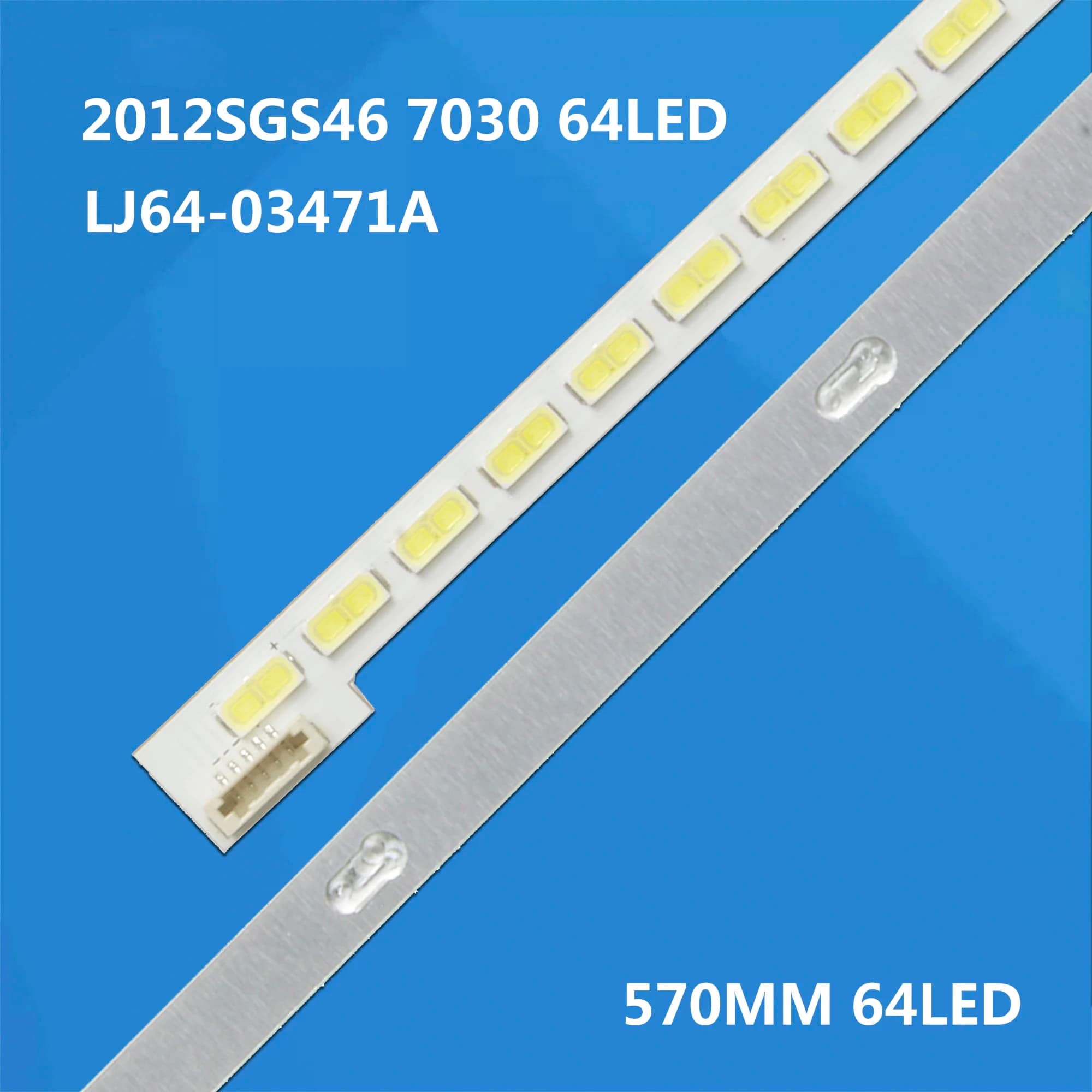 570mm 46 inch LED backlit lamp strip 64 led SLITTA 2012SGS46 7030L 64 REV1.0 for L46E5000-3D L46V7300A-3D LED46X5000D LTA460HW04