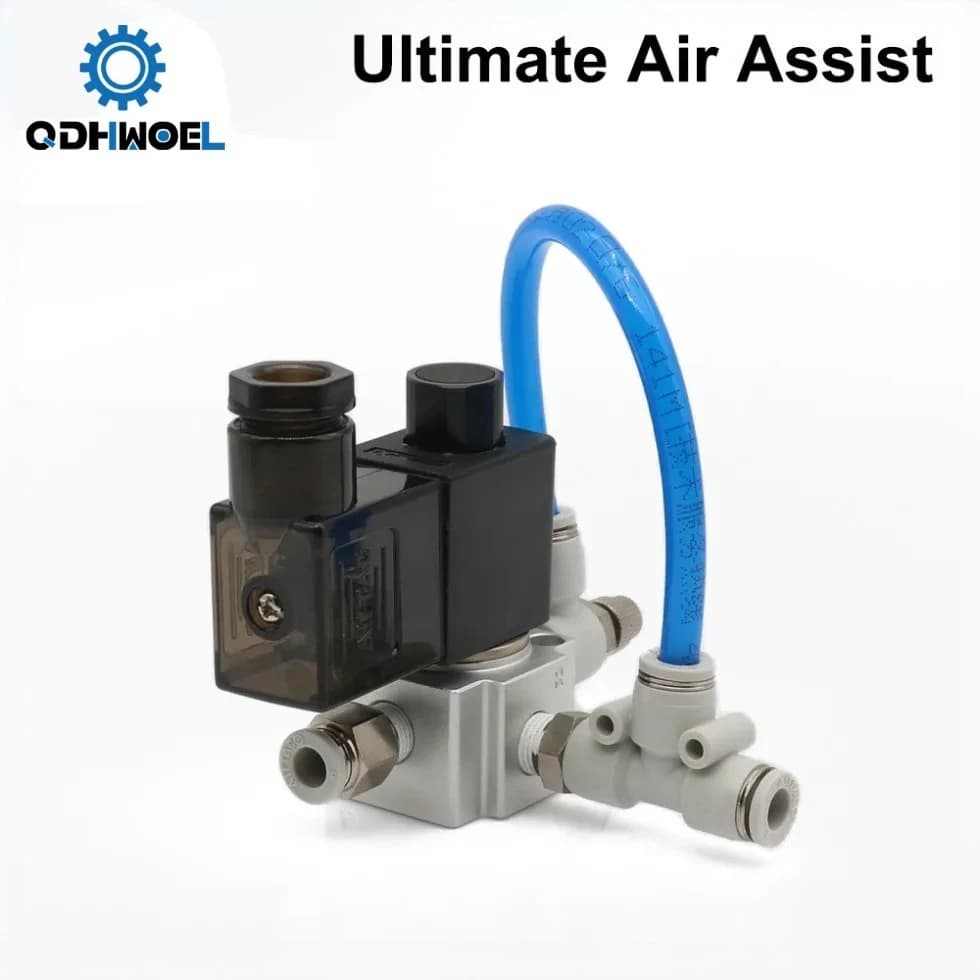 QDHWOEL Complete CO2 Air Flow Set for Laser Cutting and Engraving Machines CO2