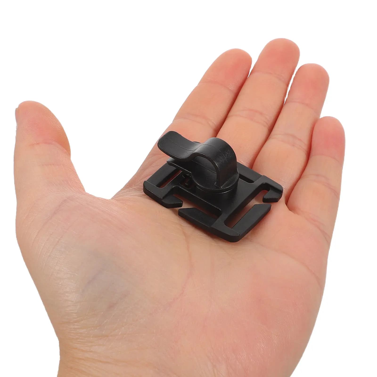 Black Spindle Moisturizing Tube Clip, 6 Piece Set, Robusto clamp for hiking and camping backpacks, Hydrating Accessories