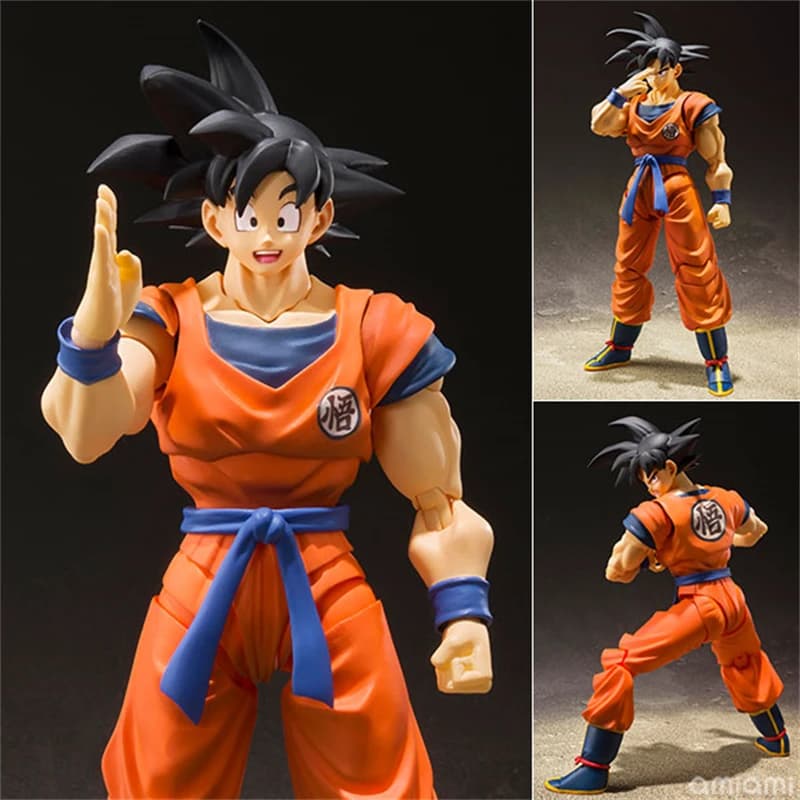 Dragon Ball Z Anime Son Goku A Saiyan Raised On Earth Action PVC Figure Gioco Collezione di statue Modello di gioco Giocattoli per bambini Regali per bambole