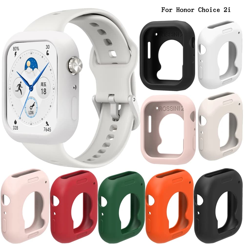 Soft Silicone Case for Honor Choice 2i Smartwatch Protective Case Shell Protective Shock Protective Case Accessories
