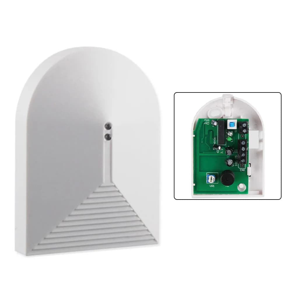 1 pz Wired Sensore di Rottura del Vetro Finestra Rivelatore di Cassaforte 12 V 20 MA 8 MHz Regolabile Per Zoni PSTN GSM Sistema di Allarme Per La Protezione Domestica