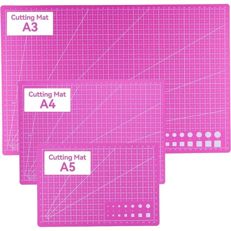 A04G-Double non-slip side for rotating cutter (3 pieces), self-generating cutting mat for rotary, sewing, quilting, handicraft