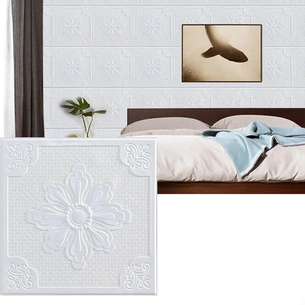 10 PZ 35 CM 3D Pannelli Muro di Mattoni Schiuma Piastrelle Per Soffitti Impermeabile Auto Adesivo Da Parete Decorazione PVC Carta Da Parati Adesivo Da Parete Impermeabile