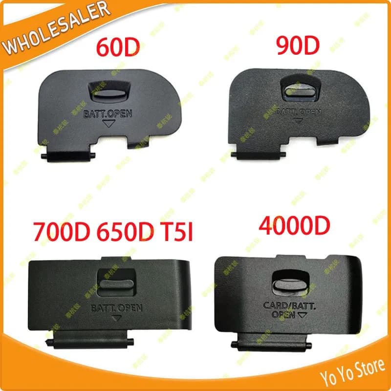 1PC For Canon EOS 60D 90D 700D 650D T5I 4000D Battery Cover Door Cap Repair Part-