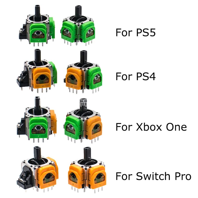 1 pz sostituzione effetto Hall joystick sensore analogico 3D levetta per PS5/PS4/XBOX/Switch Pro controller parti di riparazione accessori