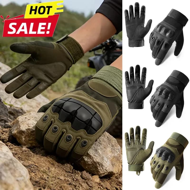 Nuovi Guanti da Moto Antivento a Dita Intere, Guanti Touch Screen per Uomo, Guanti da Arrampicata, Guanti da Pesca, Unisex Consegna veloce 4-6 giorni Arrivo