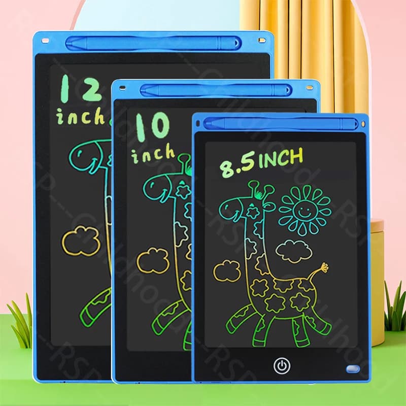 Tavoletta LCD da disegno da 8,5 pollici, cancellabile e riutilizzabile, lavagna elettronica a colori, lavagna per scrittura a mano per bambini, giocattolo educativo da viaggio, regalo.