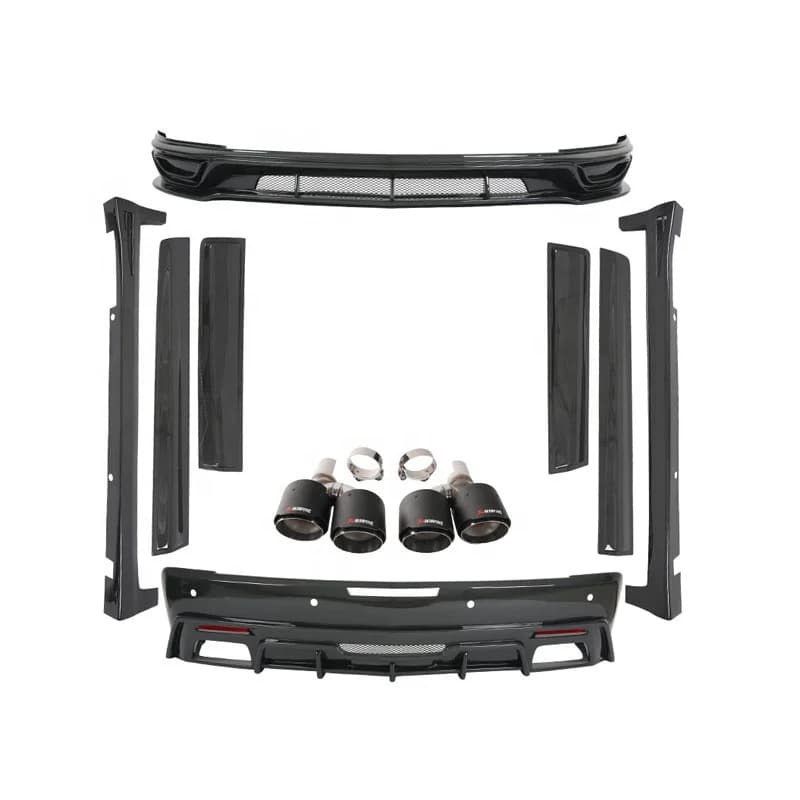 Nuovo design in fibra di carbonio modello kit carrozzeria labbro anteriore labbro posteriore minigonne laterali adatte per Cadillac XT5 2020-2021