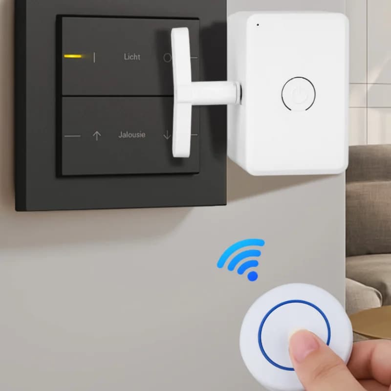 Wireless Remote Control Switch Automatic Button Pusher Lazy ON/OFF Controller for Lights And Tools No Wiring Needed