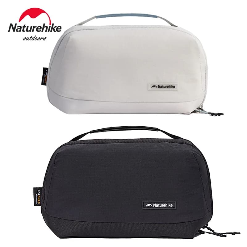 Naturehike Borsa da toilette sospesa Borsa da toilette da viaggio Kit organizer per lavaggio per uomo Donna Borsa da doccia con robusto gancio per appendere il trucco cosmetico