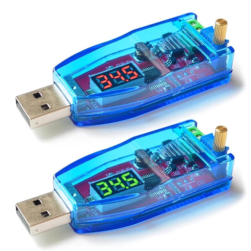 LED DC-DC 5V to DC 1-24V USB Step Up/Down Buck Boost Converter Power Voltage Regulator Module