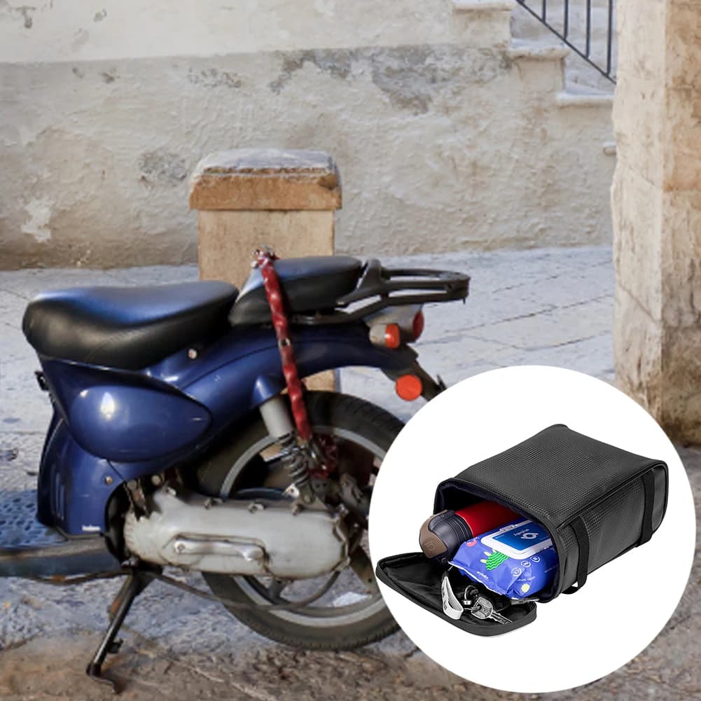 Borsa da coda per moto sportiva per pendolari Borsa da telaio posteriore per moto Borsa da coda per portapacchi per sedile posteriore per moto per portapacchi