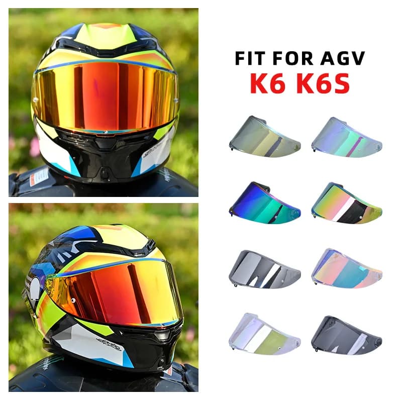 Visiera per AGV K6S K6 Max Vision Casco Para Motos Anti Scratch Casque Moto Parabrezza protetto UV Accessori per casco moto