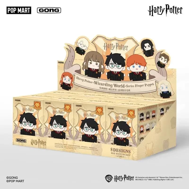 POP MART GONG Harry Potter Serie Mondo Magico Marionette da Dito Blind Box Busta a Sorpresa Modellini Giocattoli Figure Anime Regalo per i Fan