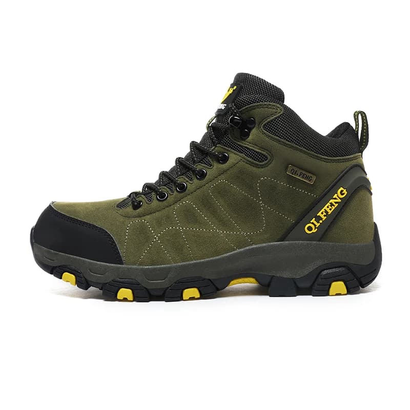 Scarpe da ginnastica da trekking uomo autunno inverno scarpe da esterno pelliccia calda antiscivolo moda cowboy stivali imbottiti alla caviglia calzature da neve in feltro