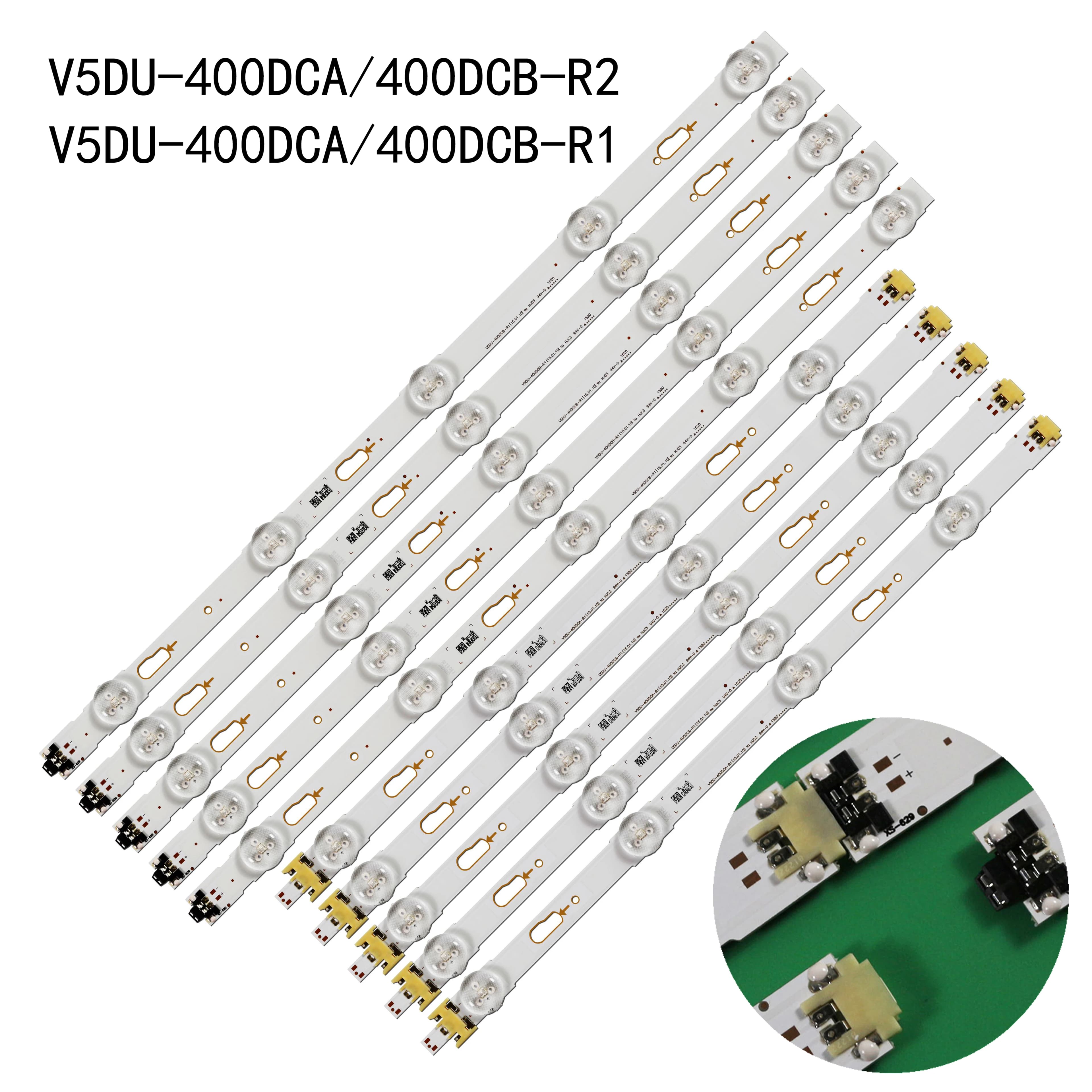 LED Strips for UN40KU6270F UE40KU6072U UE40MU6192U UN40MU6100G UN40KU6000H UN40KU6000G UN40JU6020 UN40MU6100 UN40JU6000