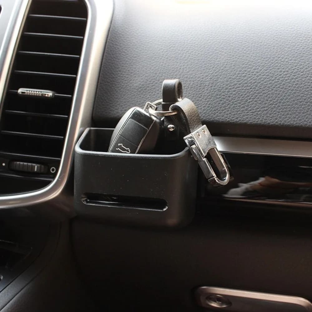 Scatola portaoggetti per auto multifunzionale creativa, comodo supporto portatile per telefono cellulare, scatola portaoggetti per articoli vari, organizer interno