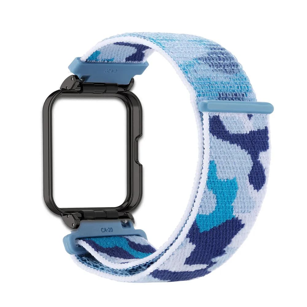 Cinturini mimetici per cinturino Xiaomi Mi Watch Lite 2/Redmi Watch 2 Lite, cinturino in nylon velcro