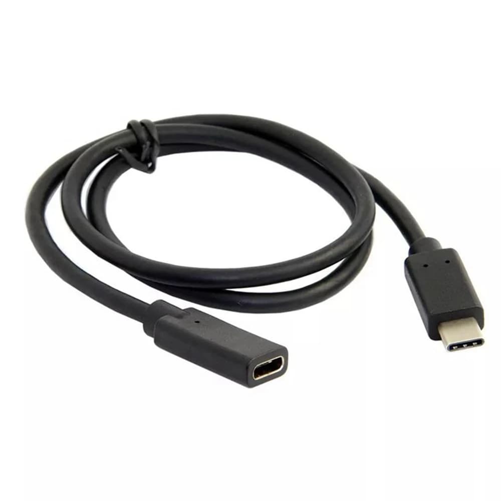Cavo di prolunga di tipo C, cavo dati maschio-femmina, docking station PD veloce compatibile, telefono cellulare, ricarica portatile, adattatore video