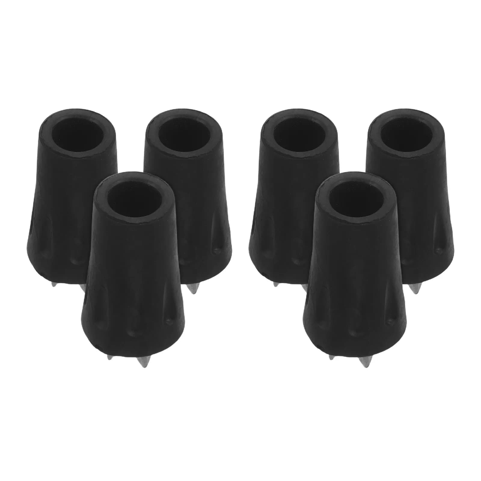 Set of 6 Snap Tips for Stroller Sticks, Stamps, Trekking Sticks, Winter Covers for Snow