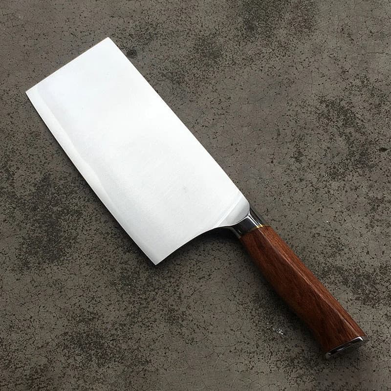 7.5 Inch Slicing Knife Sanmai-gawari 9Cr18CoMov Steel Core Blade Rosewood Handle Cleaver Meat Cutting Vegetables Kitchen Knives