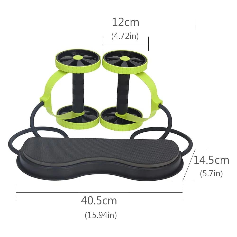 Ab Roller Wheel Exercise Equipment Abdominal Trainer Waist Weight Loss Training Gym Endurance Wheel Perfect for home or gym