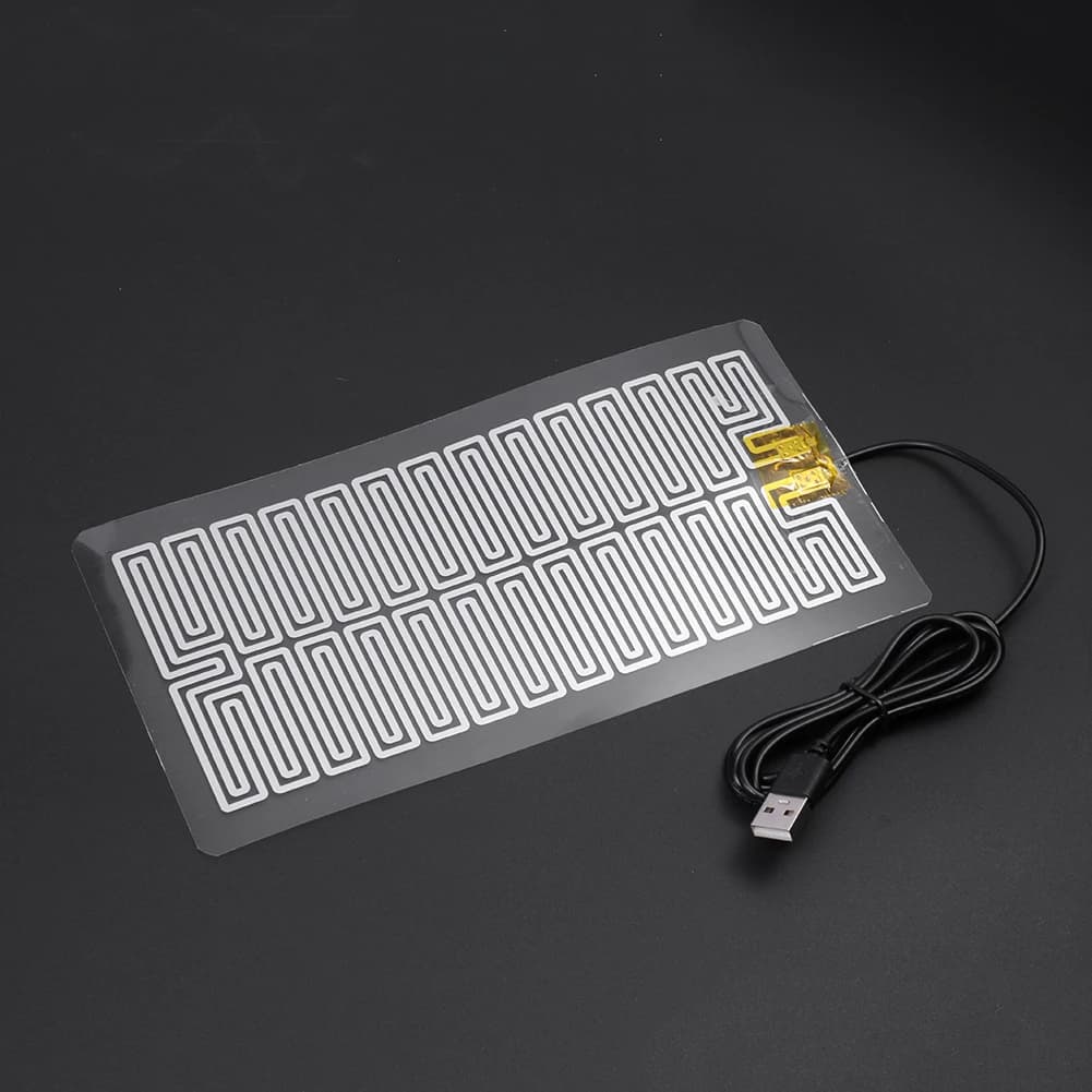 Tappetino riscaldante USB 5V Plug And Play fogli riscaldanti a piastra calda per scarpe con tappetino per Mouse