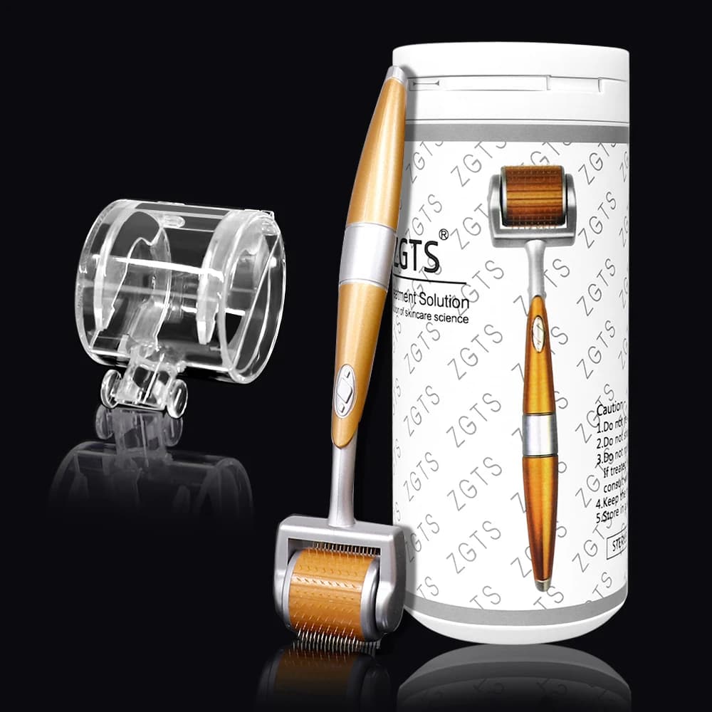 ZGTS 192 Needle Derma Roller Micro Needle Dermaroller Mesotherapy Face Care and Hair-loss Scar Stretch Mark Removal Beauty Tool