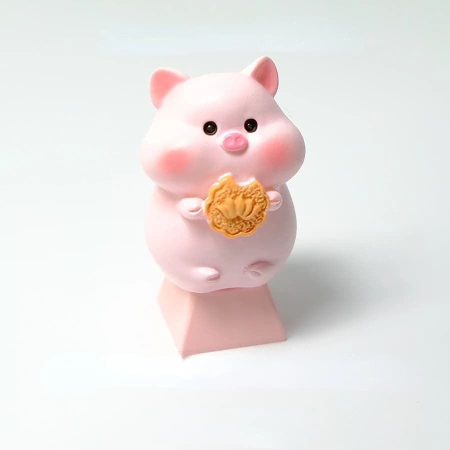 1pc Pink Pig Keycap per tastiera da gioco meccanica Cherry MX Stereo carino ESC Cartoon Pink Keycap personalizzato