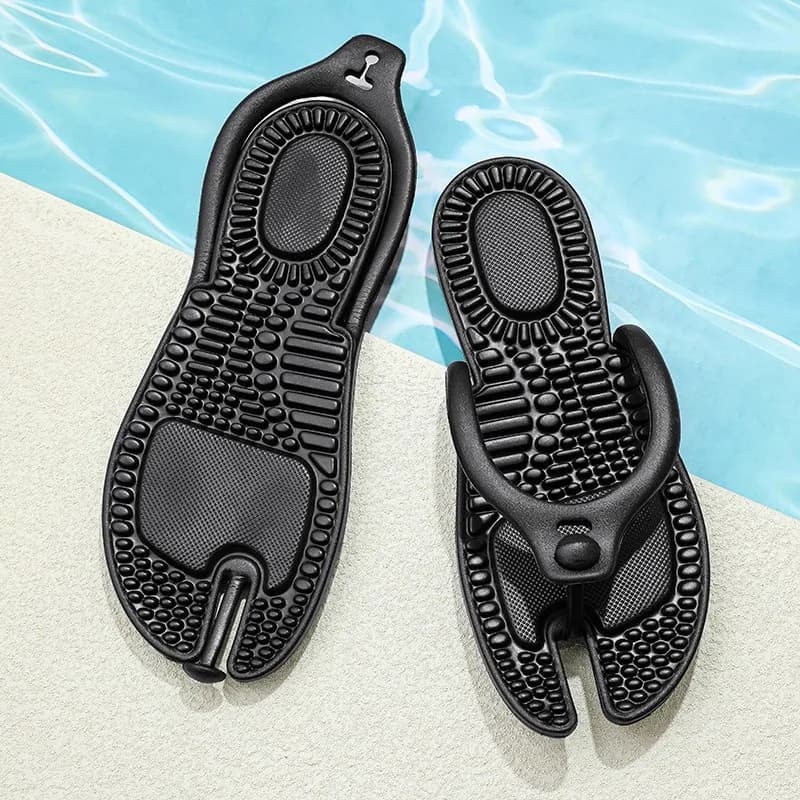 Sandali Estivi Antiscivolo da Spiaggia per Uomo, Scarpe Casual Leggere, Ciabatte Pieghevoli Portatili per Viaggi e Bagno, Pantofole da Interno