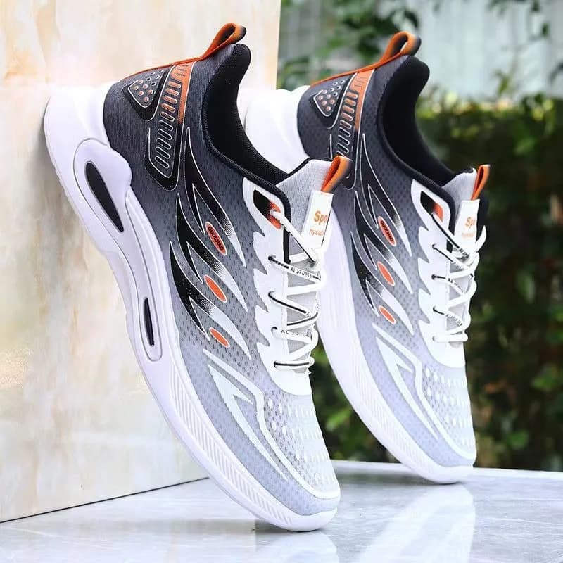 Sport Running Shoes with New Summer Men's Air Cush Trend Man Mesh Breathable Anti-slip Gymnastics Shoes Casual Tennis Shoes