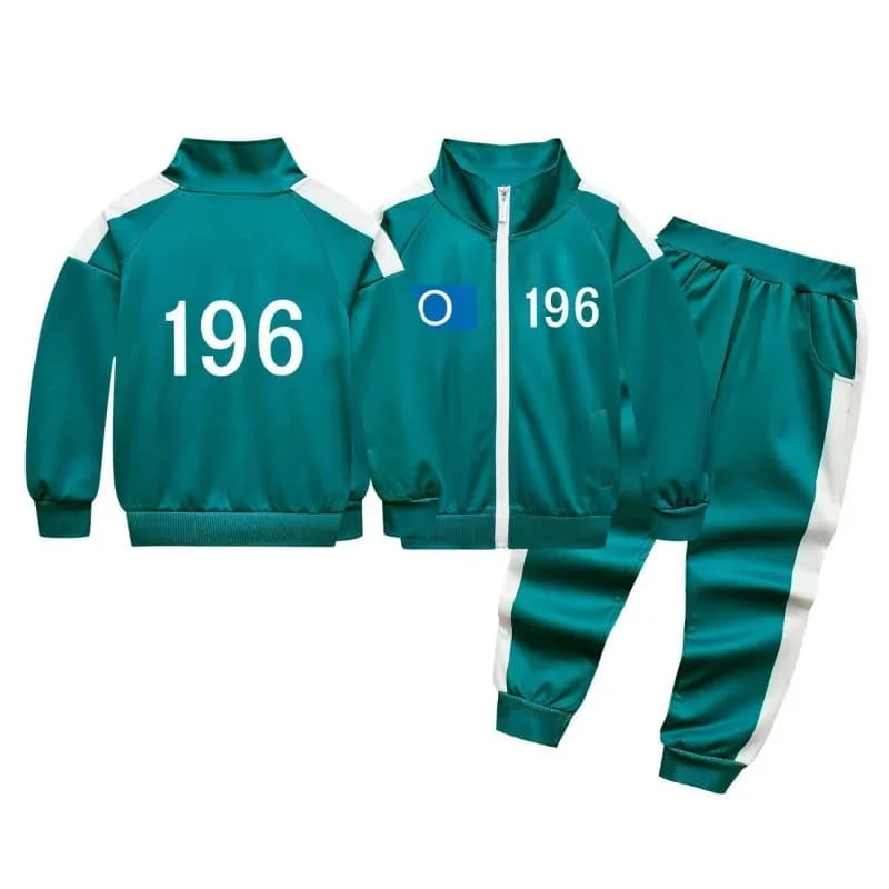 Premium Outfit Season Number O/X 196 2 Squid Seong Gi-hun Cosplay Costume s Tshirt 3D Print Games Sweatshirt f