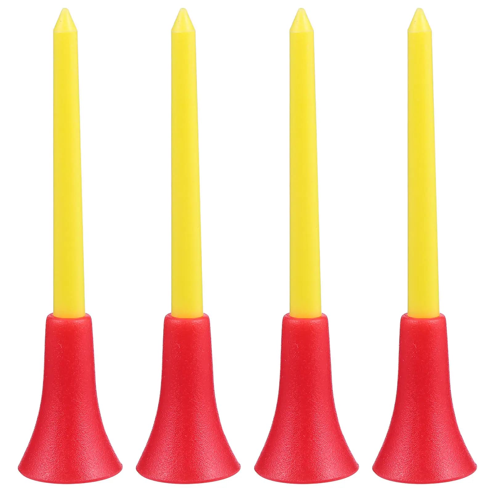 10 Pezzi Tee da Golf Professionali in Plastica Resistente, Supporto per Palline per Campo Pratica, Allenamento, Leggeri e Portatili