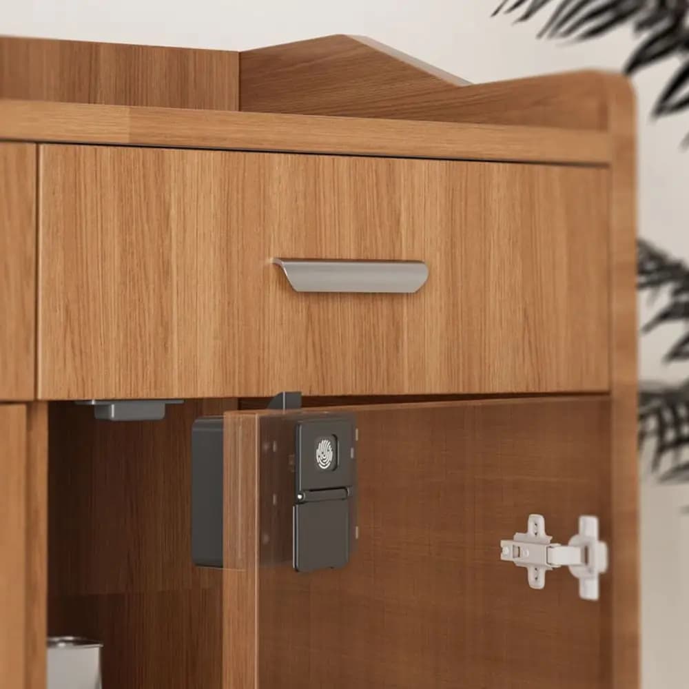Serratura Intelligente NFC per Armadietti, Lunga Durata della Batteria, Design Invisibile, Sensore Magnetico, Facile da Installare Senza Foratura