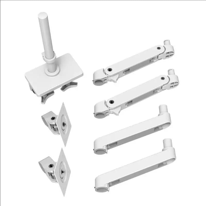 LX PRO Overlay Doppio schermo Supporto per monitor a doppio braccio Braccio robotico di sollevamento per computer desktop
