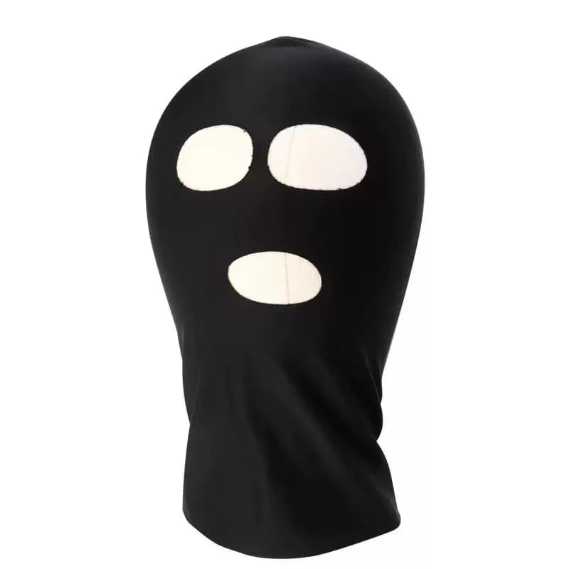 Maschera con Cappuccio per Giochi di Ruolo BDSM per Coppie, Accessorio Erotico per Giochi per Adulti