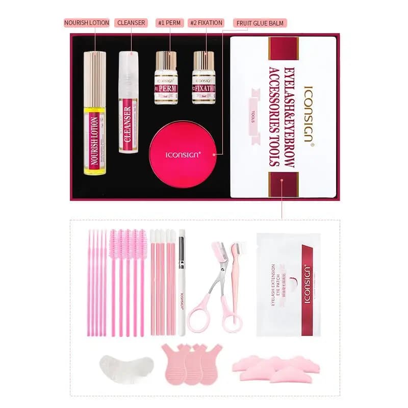 Dropshipping Eyelash Lifting Kit 2 in1 Quick Lifting Kit for Eyelashes and Eyebrows which lasts 6-8 weeks Mascara Booster Makeup Tools
