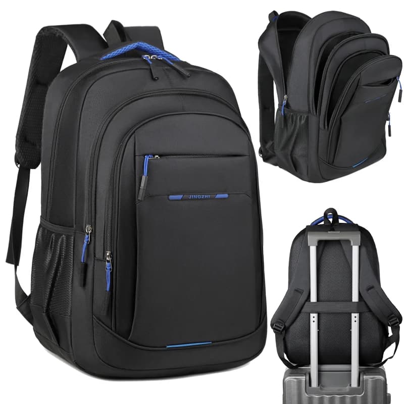 Zaino per laptop da viaggio durevole: scomparto per laptop impermeabile e imbottito, tasche multiple, essenziale per oggetti aziendali e universitari