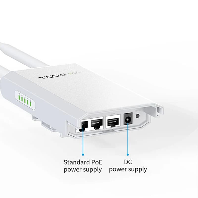 TH - Punto di accesso WiFi esterno aziendale router AP wireless WiFi a lungo raggio OA81 con antenna ad alto guadagno