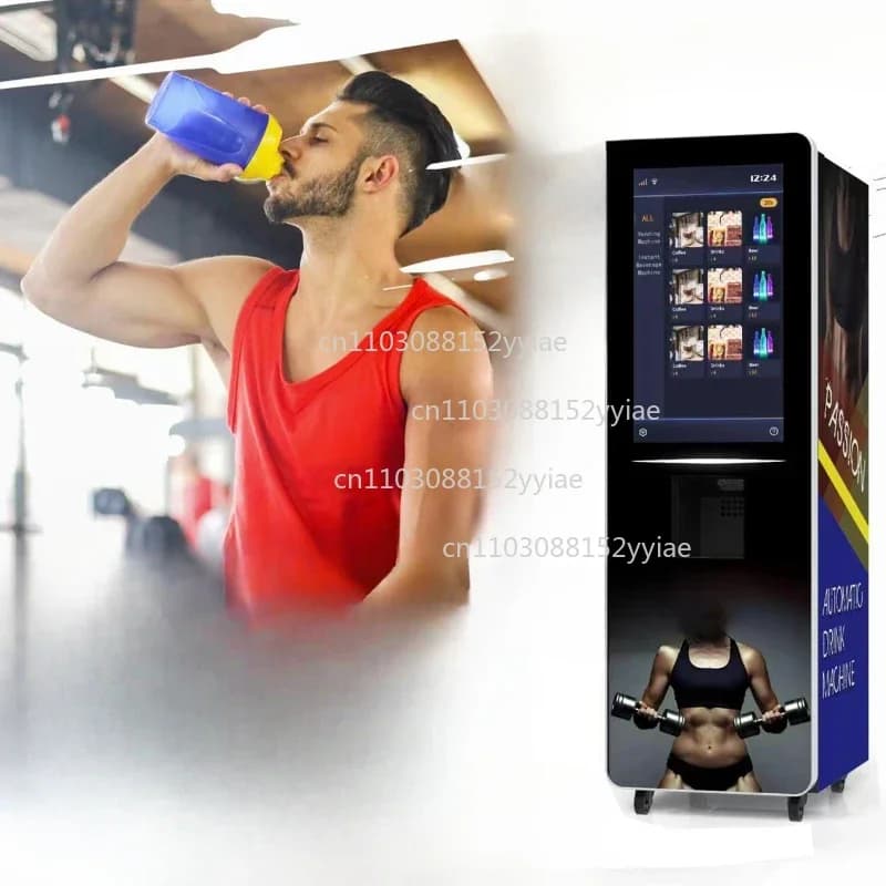 Automatic protein dispenser Commercial protein dispenser for gym Instant beverage machine for sale
