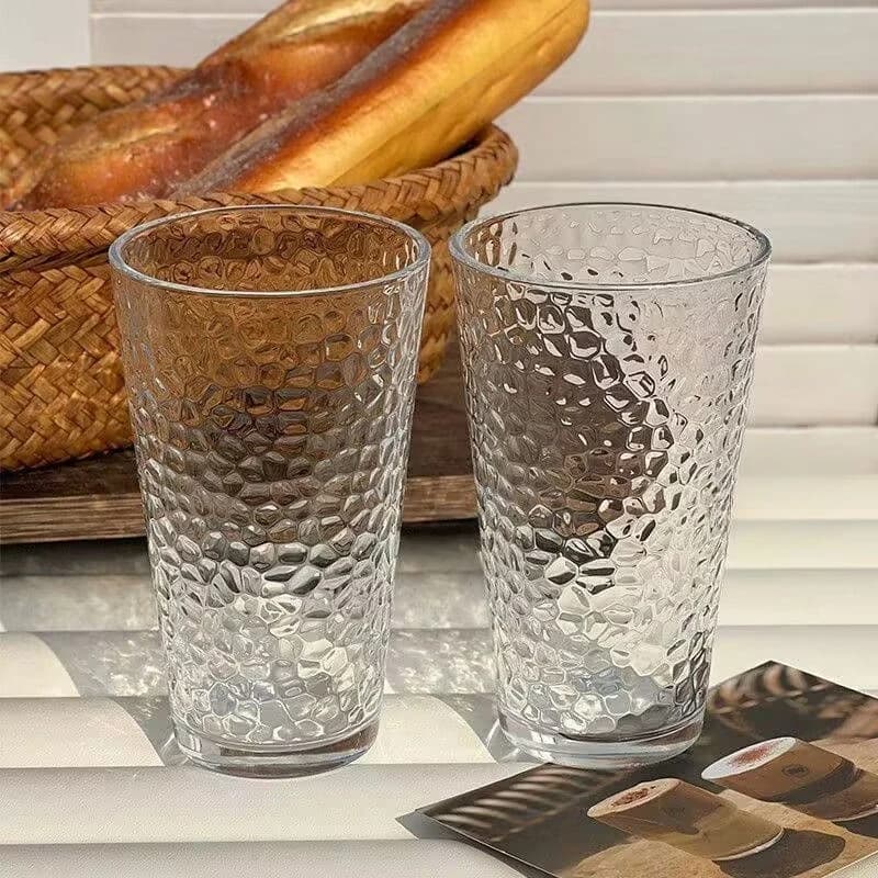 Hammer Spirits Beer Mugs Pattern Glass Cup for Women Heat-resistant Tea Mug Coffee Breakfast Milk Glass Cup Transparent Glass