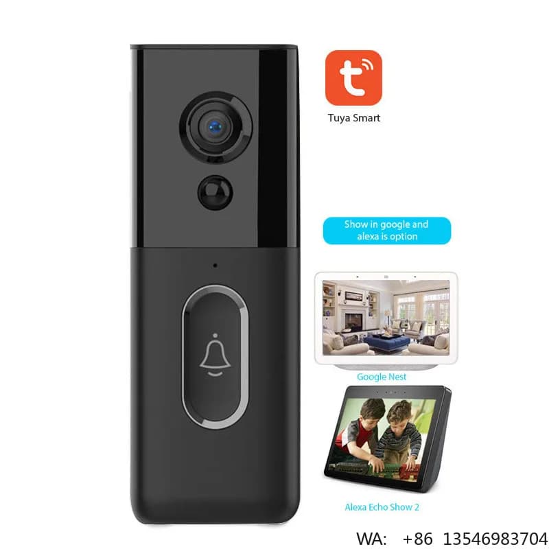 Campanello Intelligente 1080P con Telecamera, Citofono Tuya, Videocitofono per Appartamenti, Telecamera di Sicurezza