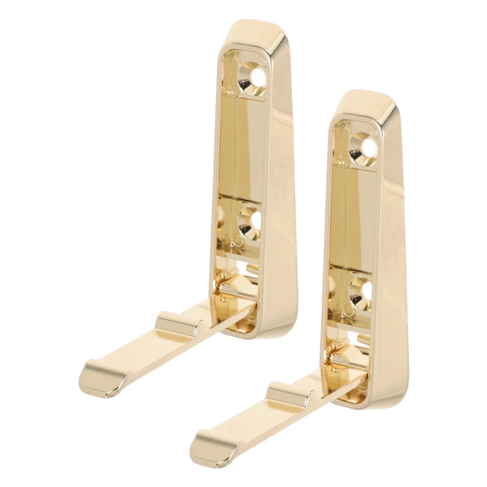 2Pcs Foldable Invisible Wall Hooks Heavy Duty Aluminum Alloy Space Saving Folding Hanger for Towels Coats Bathrobes Purse